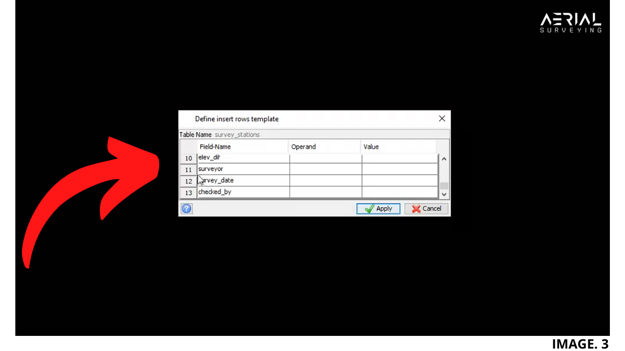 Editing Fields in a Surpac Database
