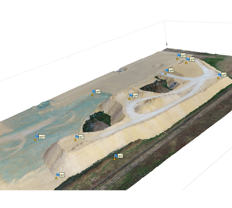 Stockpile With 10GCPs